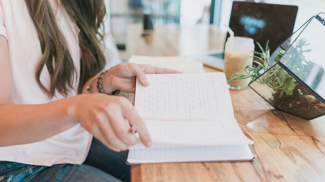 Woman at desk reviewing what's included in an estate plan