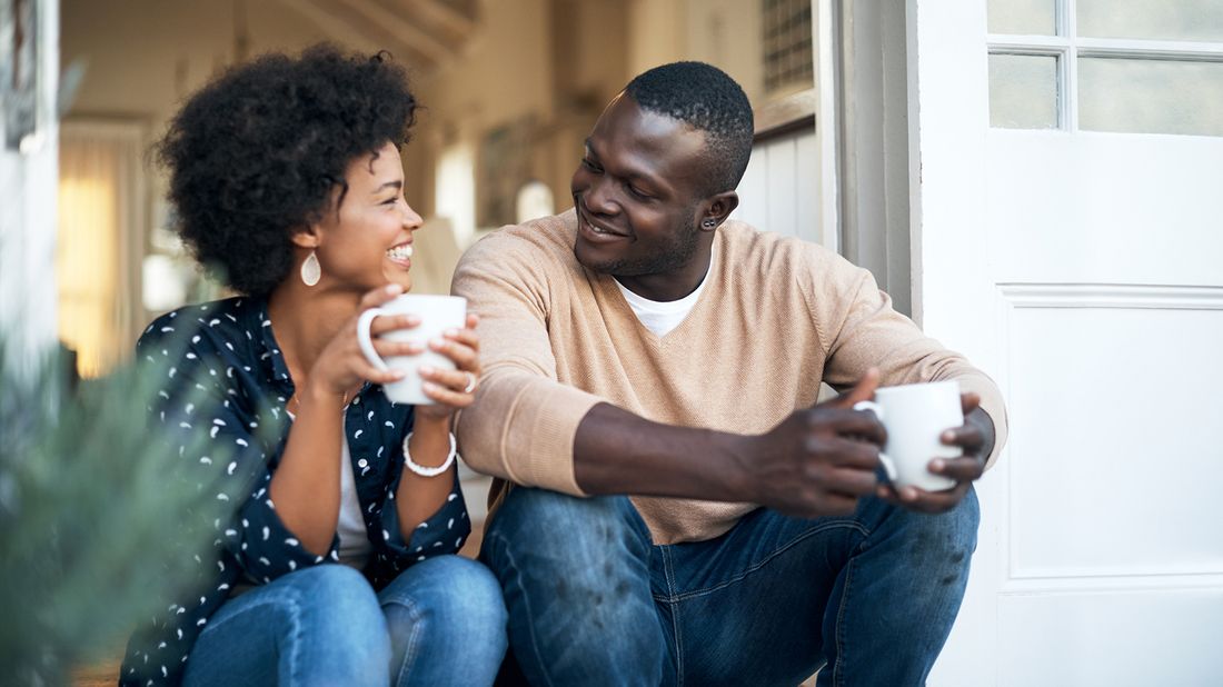 couple discussing their finances together