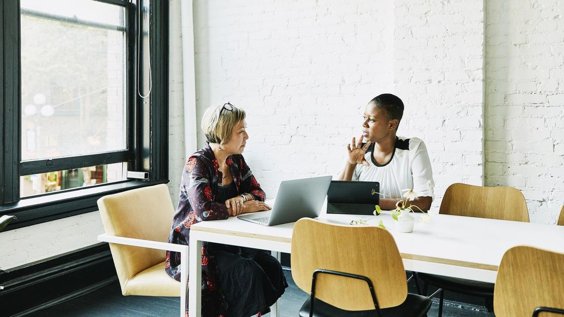 Woman meeting with her wealth manager