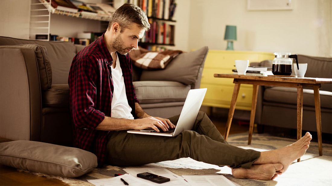 Man researching what to know before taking a life insurance policy loan 