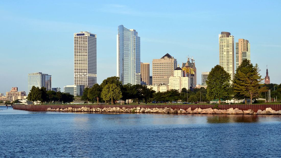 Top 10 cities with homeownership growth Milwaukee skyline