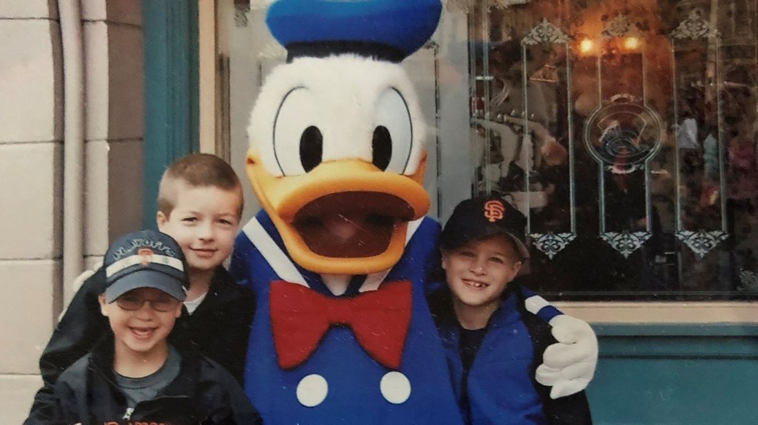 Cathie Ericson’s children enjoying their trip to Disneyland.