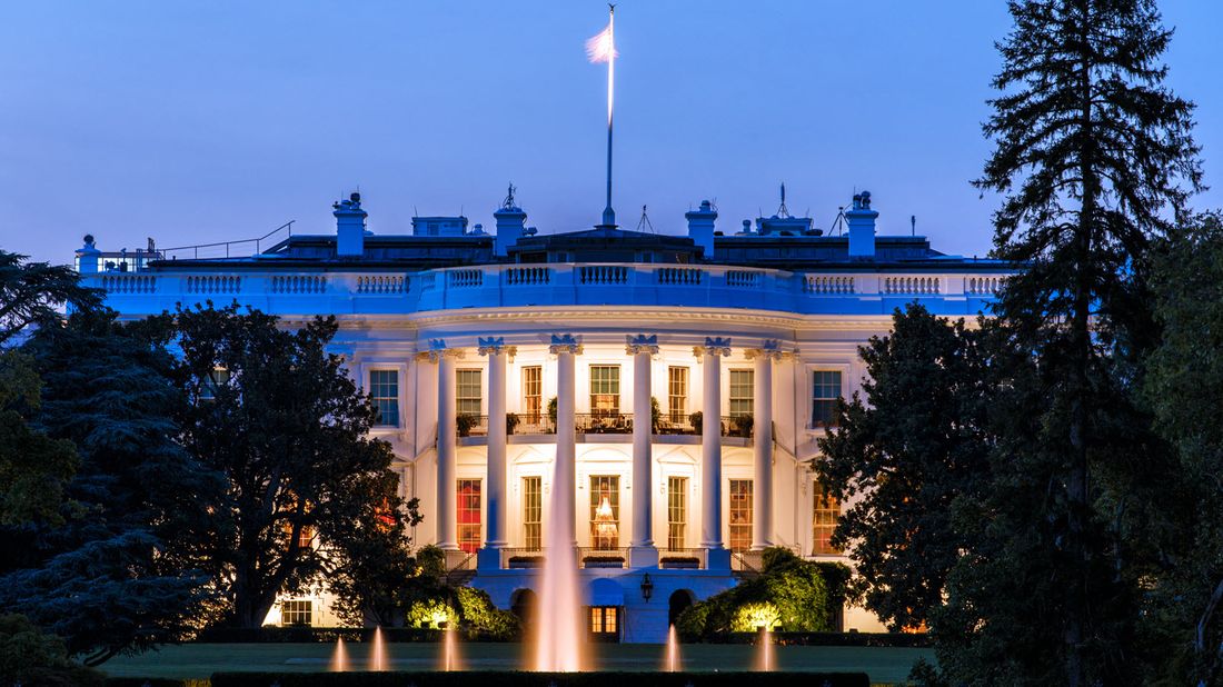 The White House south lawn