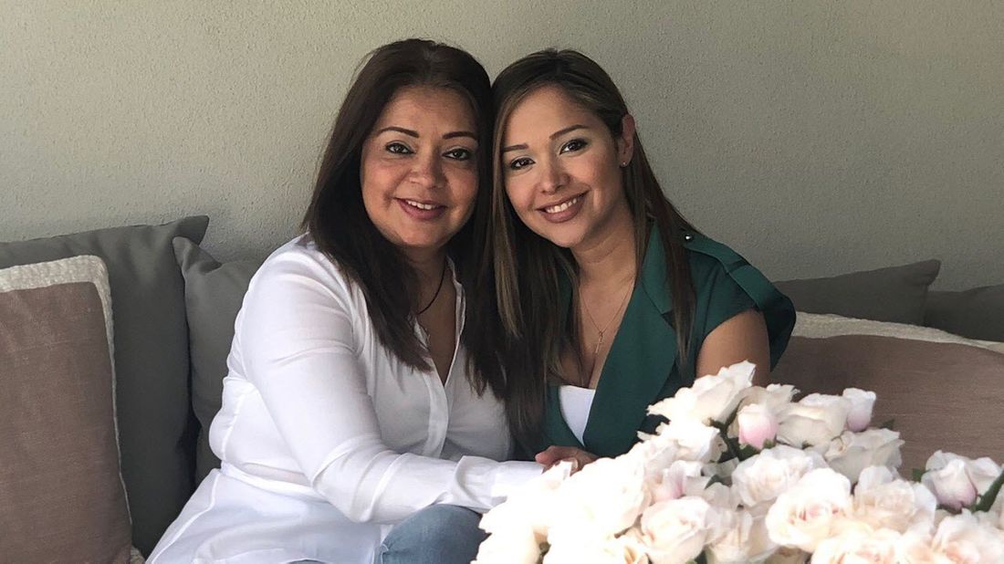 Financial Advisor Sindy Canizales-Walters and her mom. 