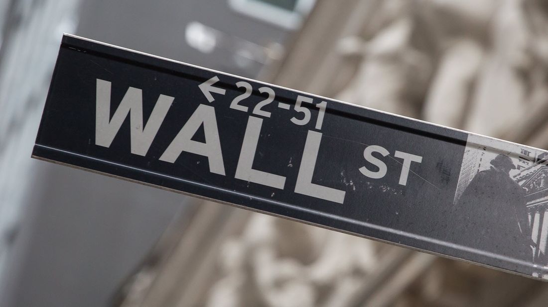 Wall Street street sign