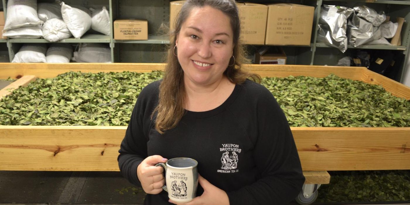 Yaupon Tea co-owner and COO Shelly Steele at Yaupon Brothers American Tea Company