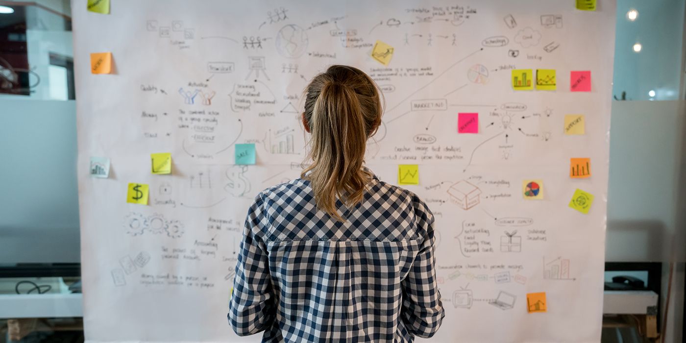 woman strategizing passion project