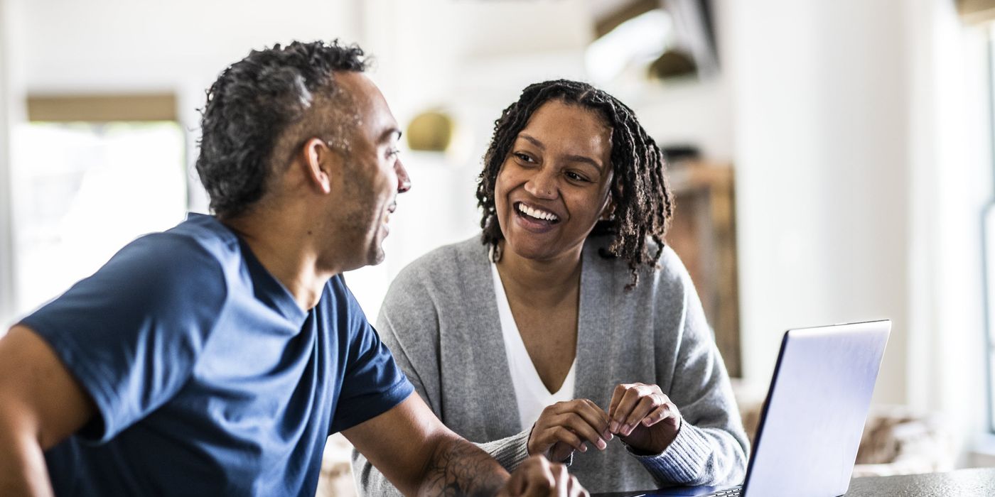 Couple discussing investing risks