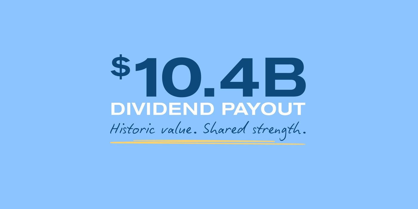 $10.4B dividend payout