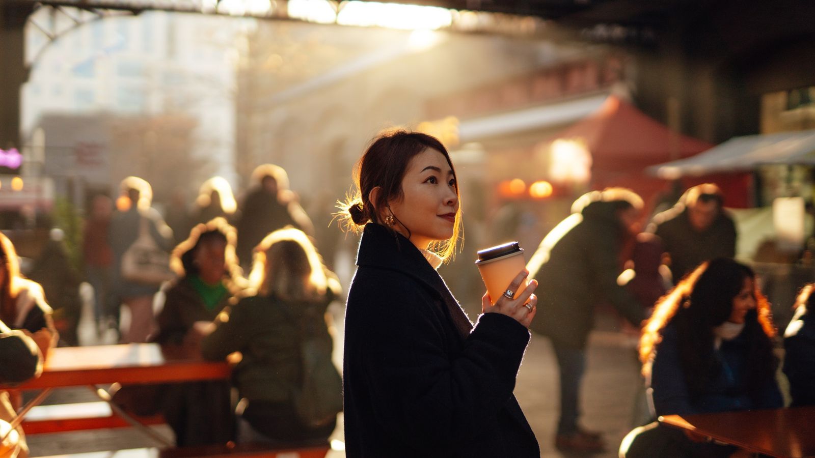 woman in a market