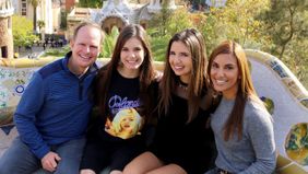 Scott Ashline with his family.