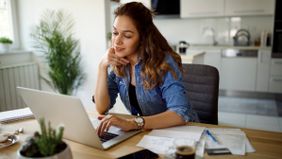 woman learning about compound interest