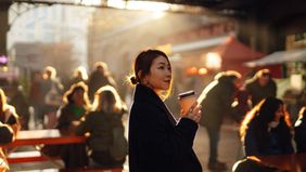 woman in a market