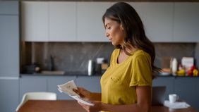 Reading over mail in a new home