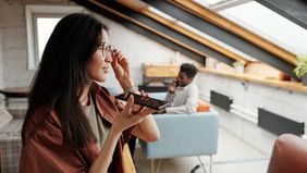 person using chatgpt