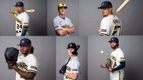 Northwestern Mutual patch on a Milwaukee Brewers uniform