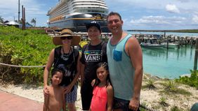 Erik Gomez and family on vacation together. 