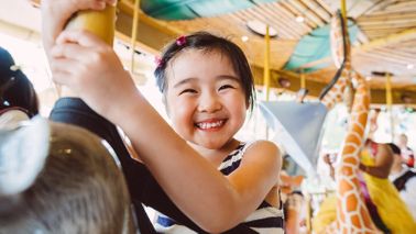Disney on any budget girl on a carousel