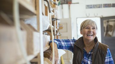 Woman working while claiming Social Security