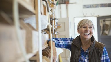 Woman working while claiming Social Security