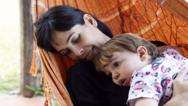 Family members enjoy time together after purchasing limited pay life.