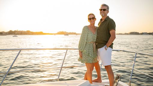 A couple enjoying the benefits of their financial plan, together.