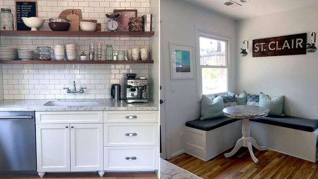 Natasha's renovated kitchen and dining space