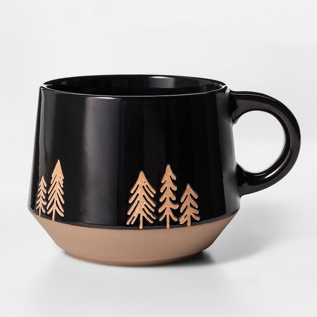 porcelain tree coffee mug