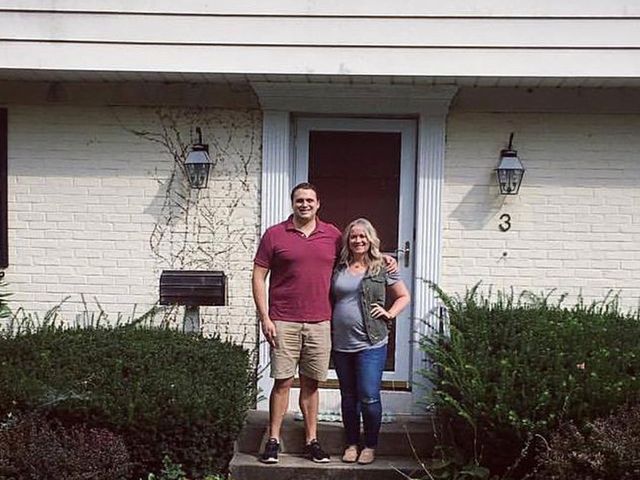 Rachel and Mike at new home