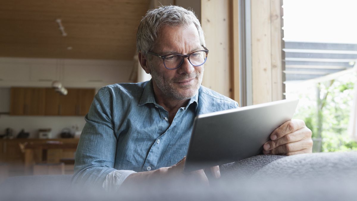 Man reading about why bonds still make sense in a portfolio.