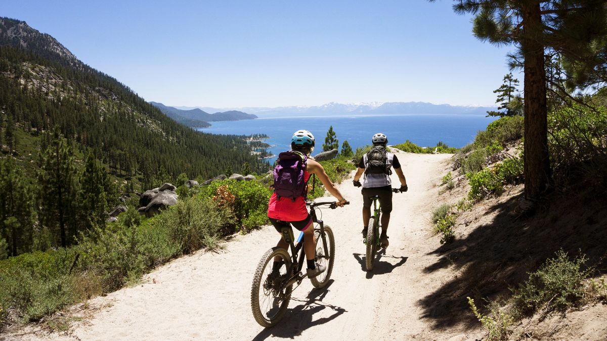 Young couple enjoying the benefits of their financial security