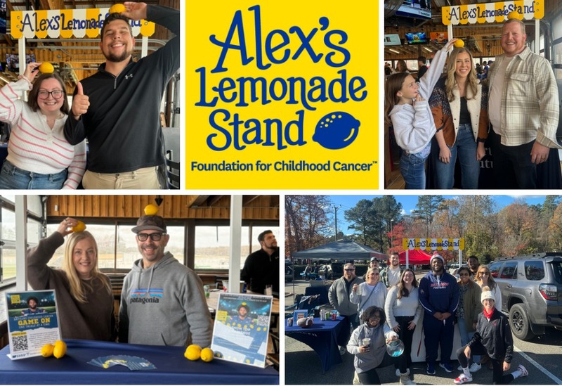 Richmond Office photos from multiple fundraising efforts for Alexs Lemonade Stand 