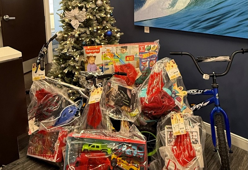 The Angel Tree the office sponsored in 2024
