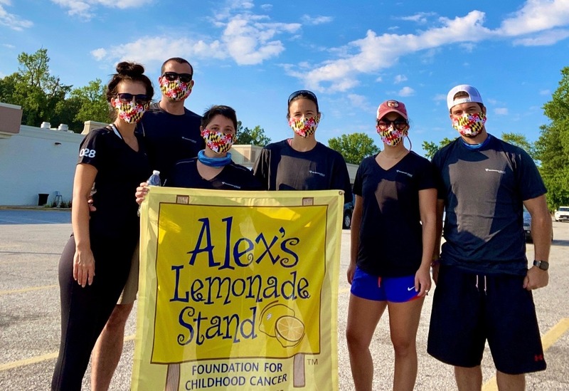 Running for Alex's Lemonade Stand Foundation