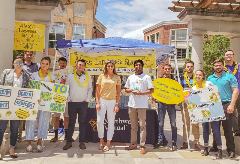 Alex's lemonade Stand at Blue Back Square