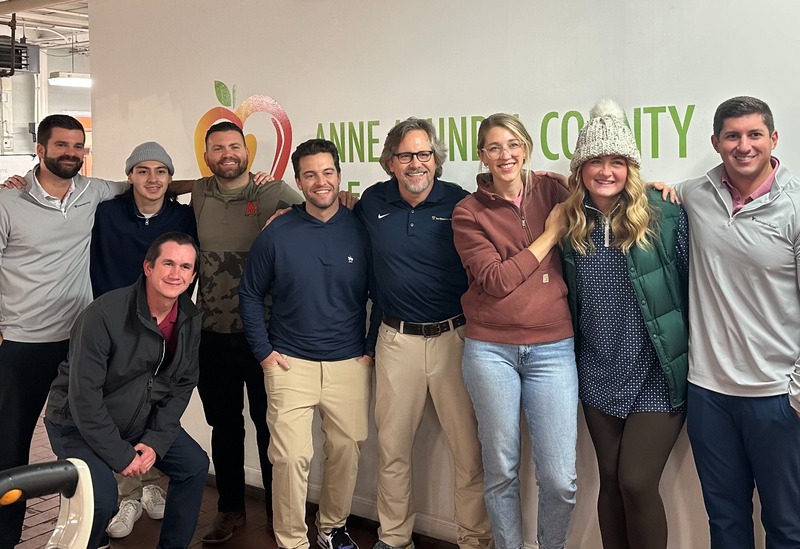 Volunteering at the AA County Food Bank