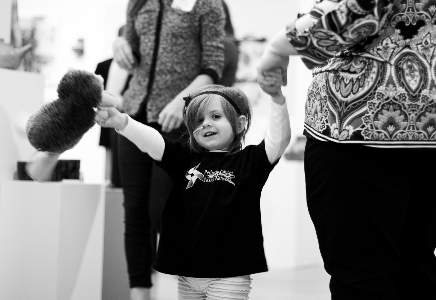 Cancer Survivor at Art Auction Event