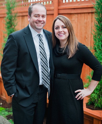 Kevin and his wife Jessica at the 2016 gala