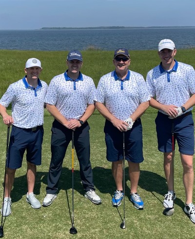 Financial advisor charity golf foursome
