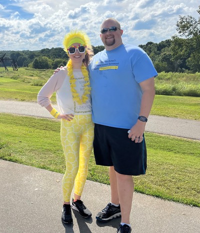 Walking and raising money for Alexander's Lemonade Stand