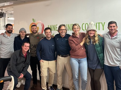 Northwestern Mutual volunteers at the AA County Food Bank