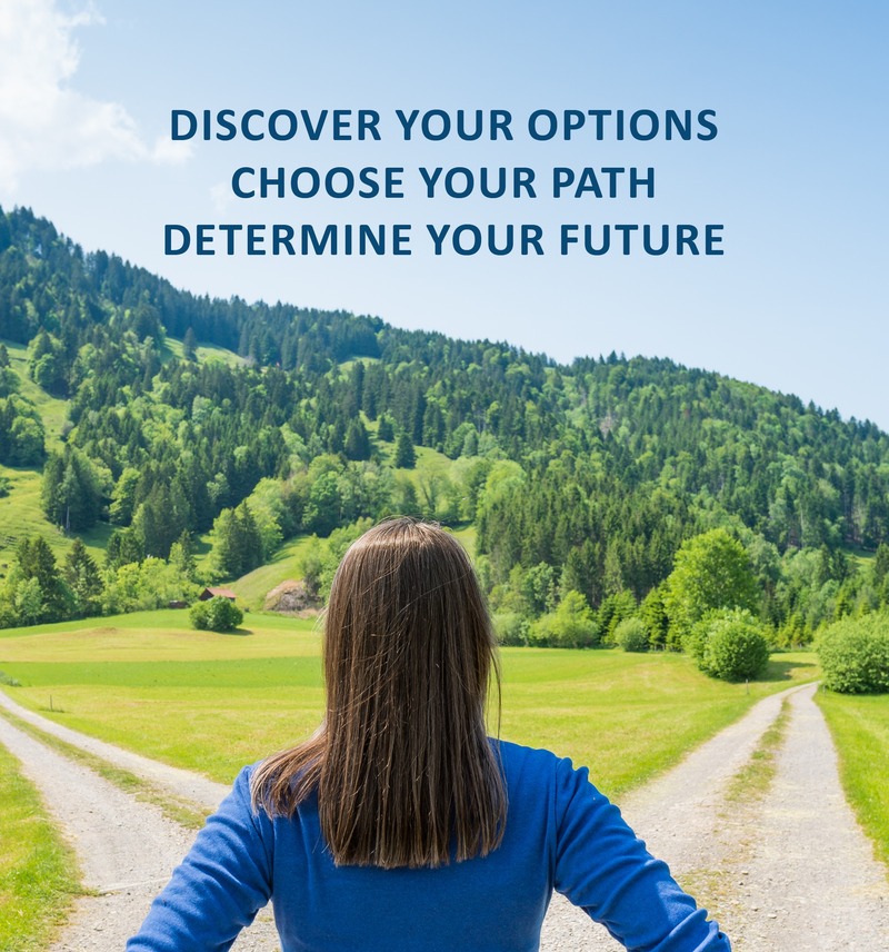 Discover your options, choose your path, determine your future