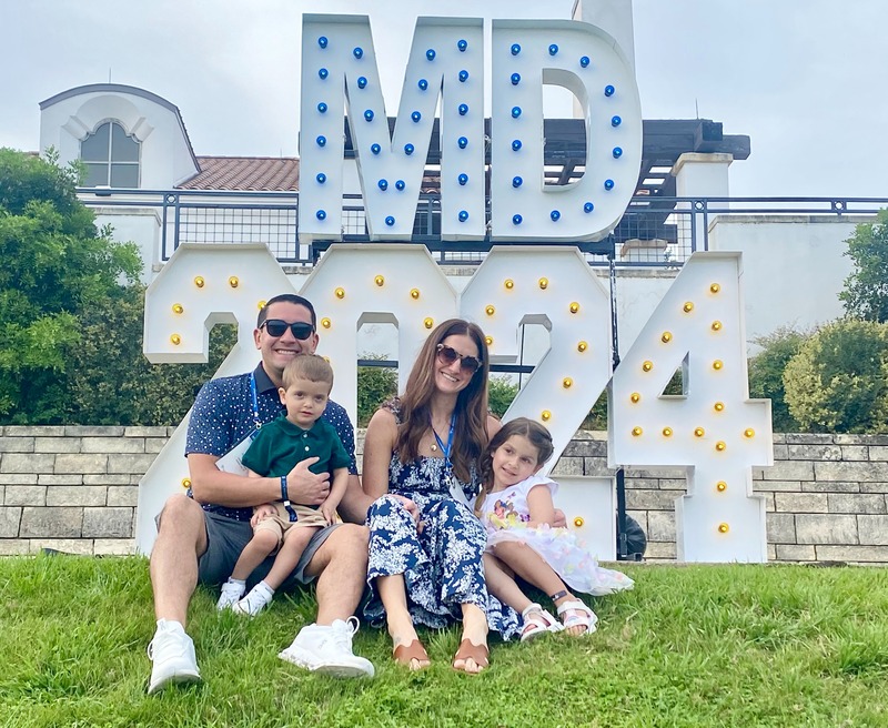 Alex and his family- Wife Amanda, Daughter Ensley, and Son Theo