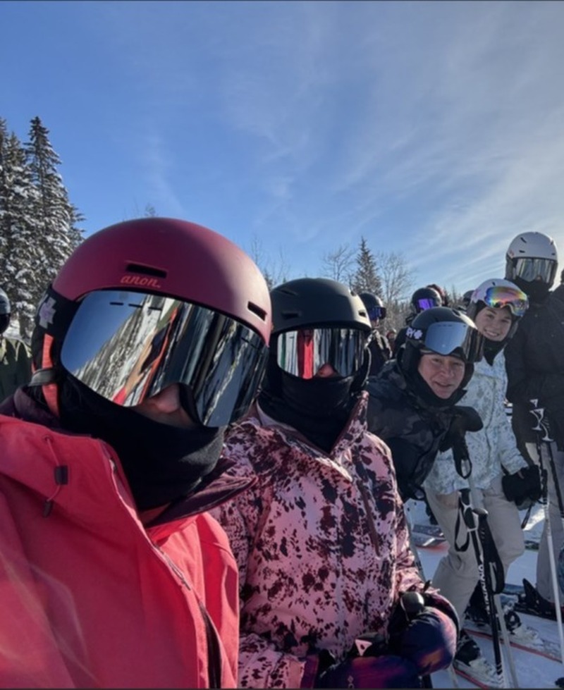 Rob and his family at the mountain.