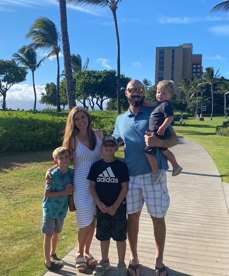 Aaron Poreda and family