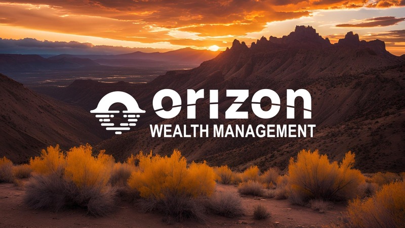 Orizon Wealth Management logo over Utah mountains