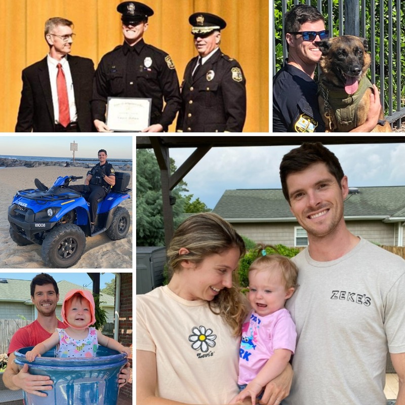 Connor with his family and in uniform
