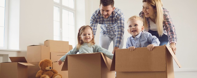 Kids in boxes