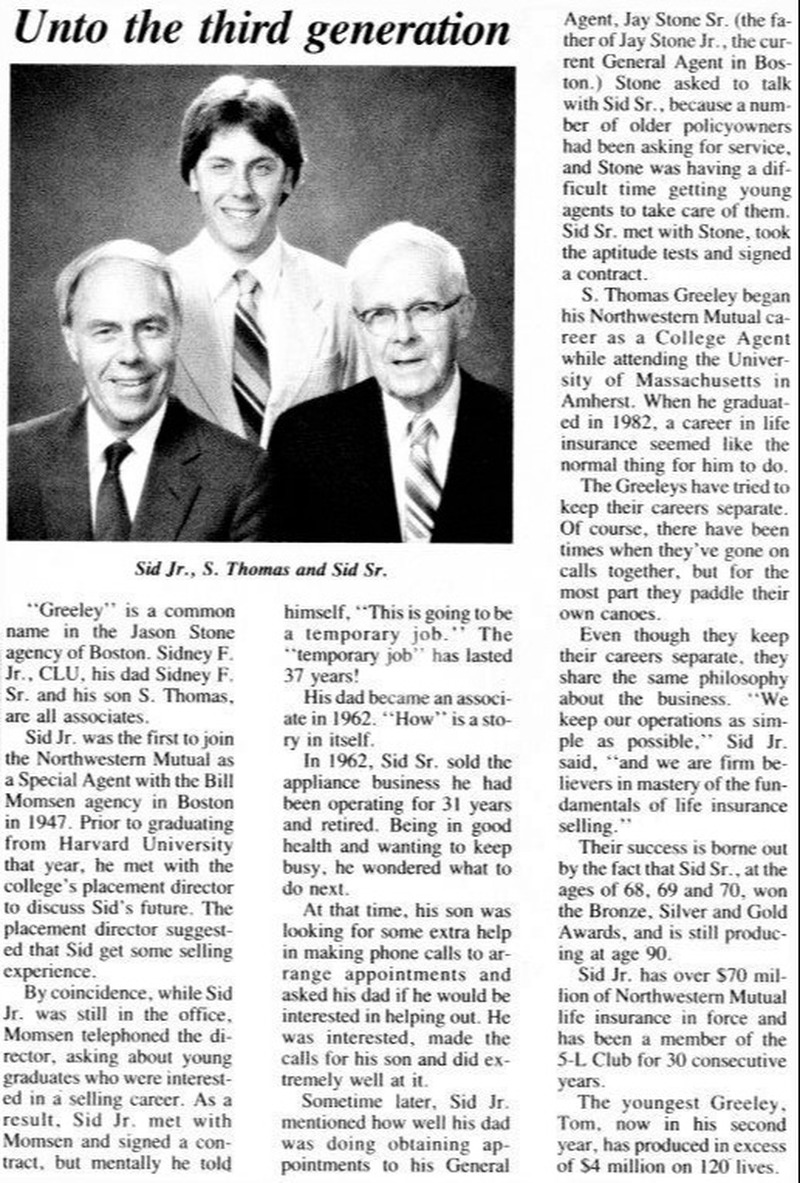 Columns Article Three Generations