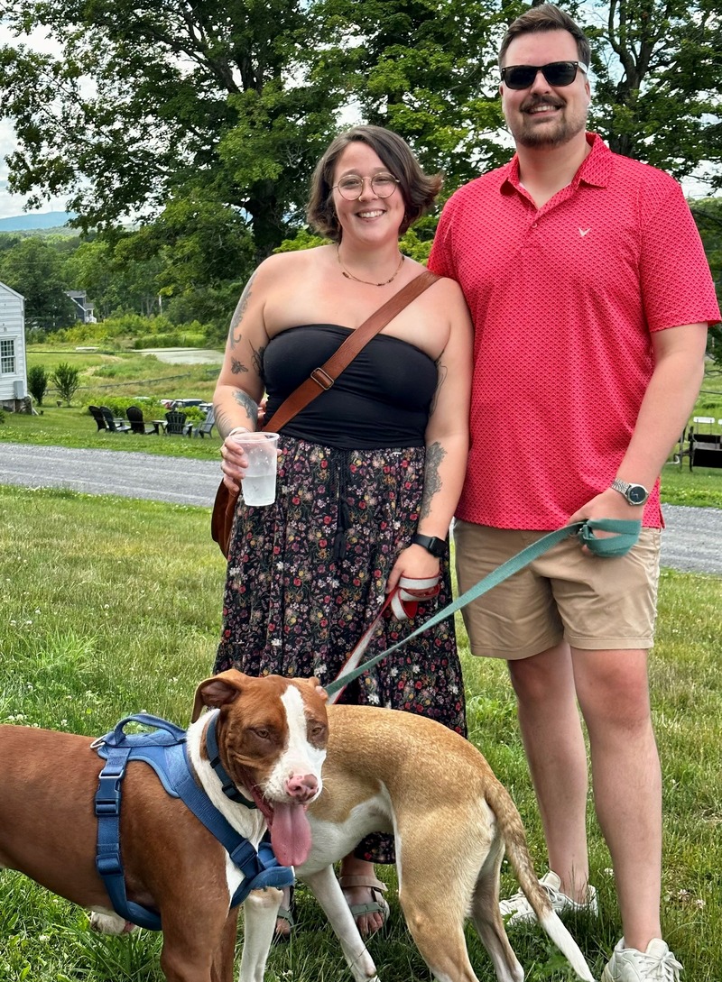Will with wife and their dogs